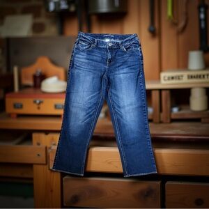 Maurices Dark Blue Ankle Capri Jeans